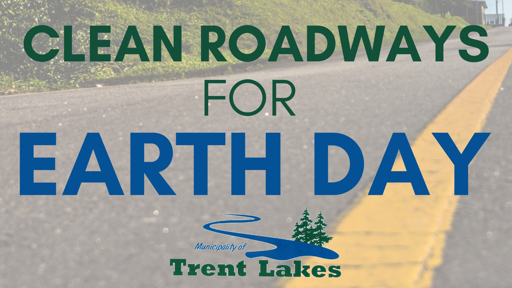 Roadways for earth day banner