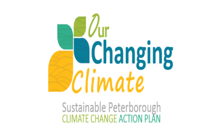 Infographic for Sustainable Peterborough climate change information