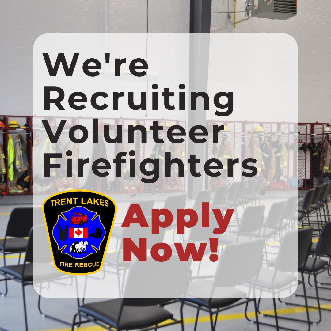 Apply now to be a volunteer firefighter