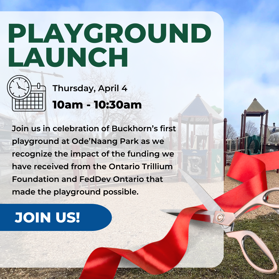 Join us at the launch of the new playground at Ode'Naang Park!